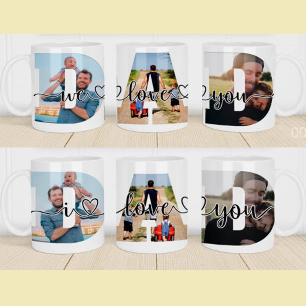 Dad Photo Ceramic Mug - 4Keepsake LLC