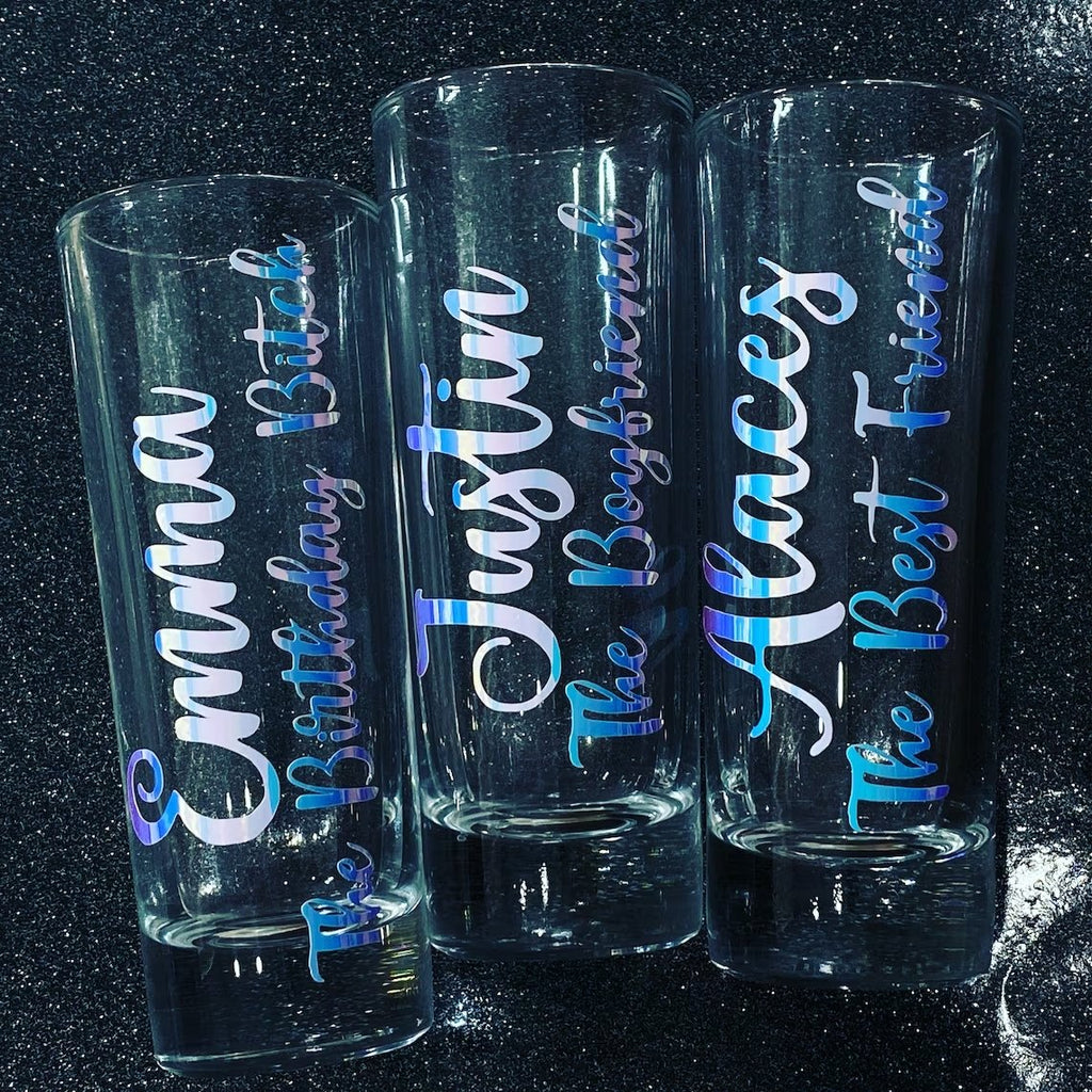 Destination or Celebration Clear Drinkware - 4Keepsake LLC