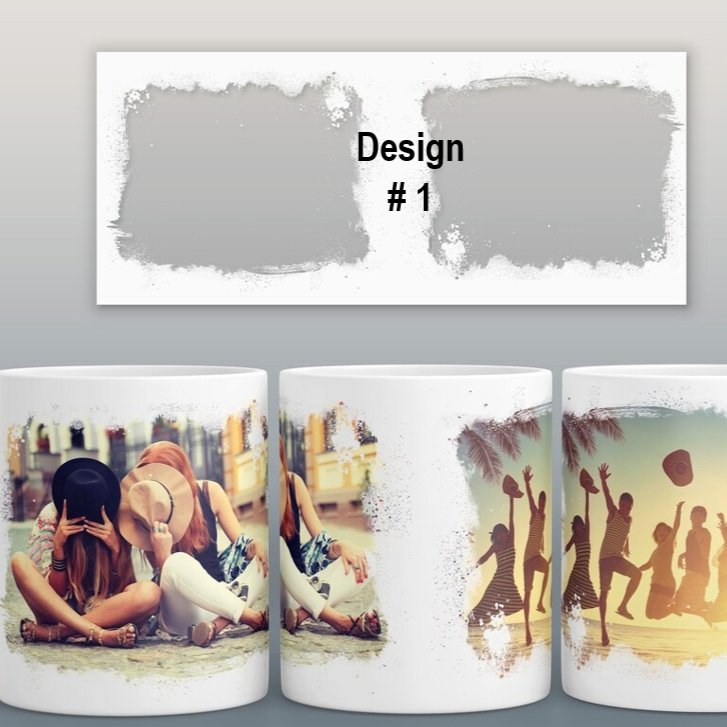 Double Photo Ceramic Mug - 4Keepsake LLC