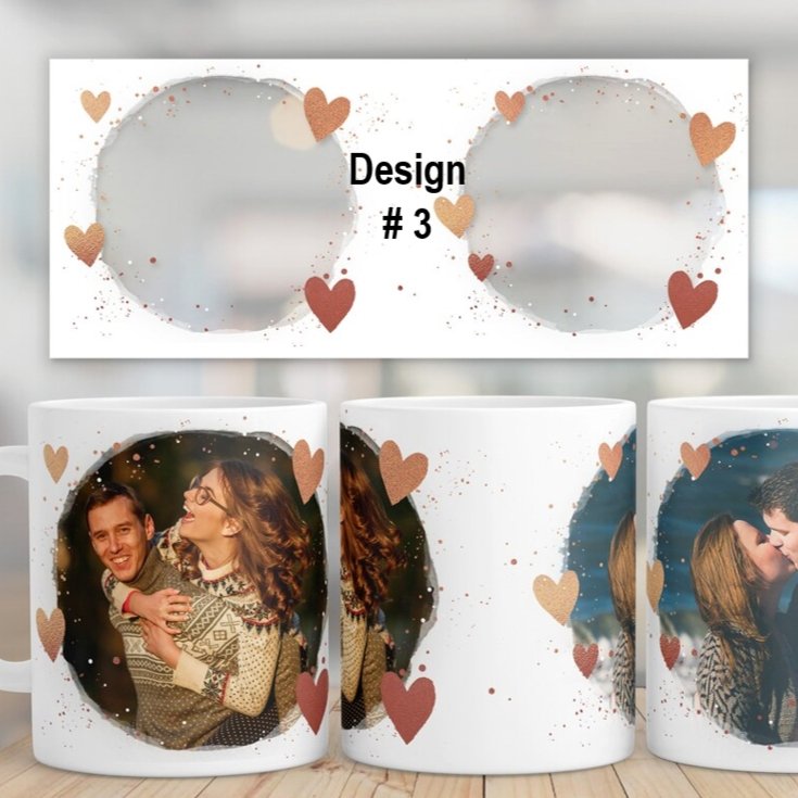 Double Photo Ceramic Mug - 4Keepsake LLC