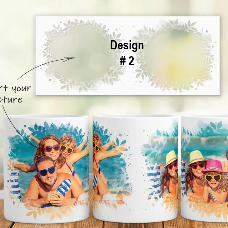 Double Photo Ceramic Mug - 4Keepsake LLC