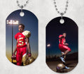 Double Photo Dog Tag Necklace - 4Keepsake LLC