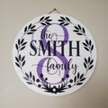 Family Name Wood Plaque Signage - 4Keepsake LLC