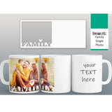 Family Photo Ceramic Mug - 4Keepsake LLC