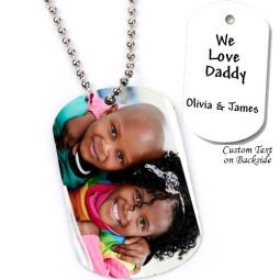For My Father Dog Tag Necklace - 4Keepsake LLC