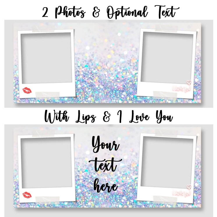 Glitter Photo Ceramic Mug with Optional Text - 4Keepsake LLC