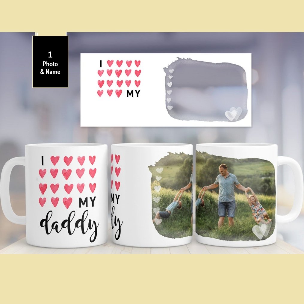 I Heart My Personalized Ceramic Mug - 4Keepsake LLC