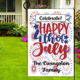 Independence Day Personalized Garden Flag - 4Keepsake LLC