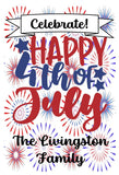 Independence Day Personalized Garden Flag - 4Keepsake LLC
