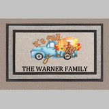 It's Fall Y'all Personalized Doormat - 4Keepsake LLC