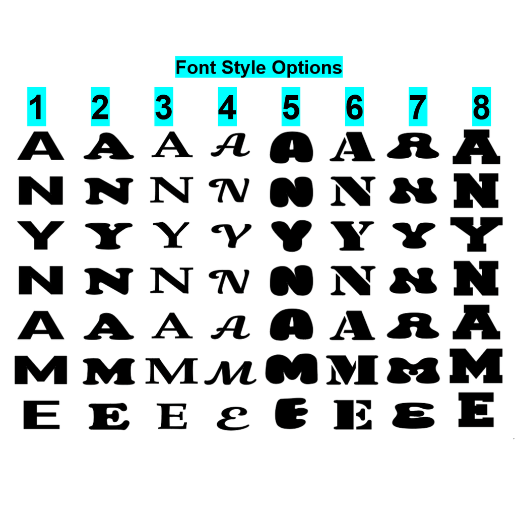Large Letter with Name - 4Keepsake LLC