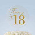 Milestone Birthday Cake Topper - 4Keepsake LLC