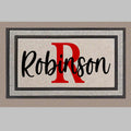 Modern Family Name Doormat - 4Keepsake LLC