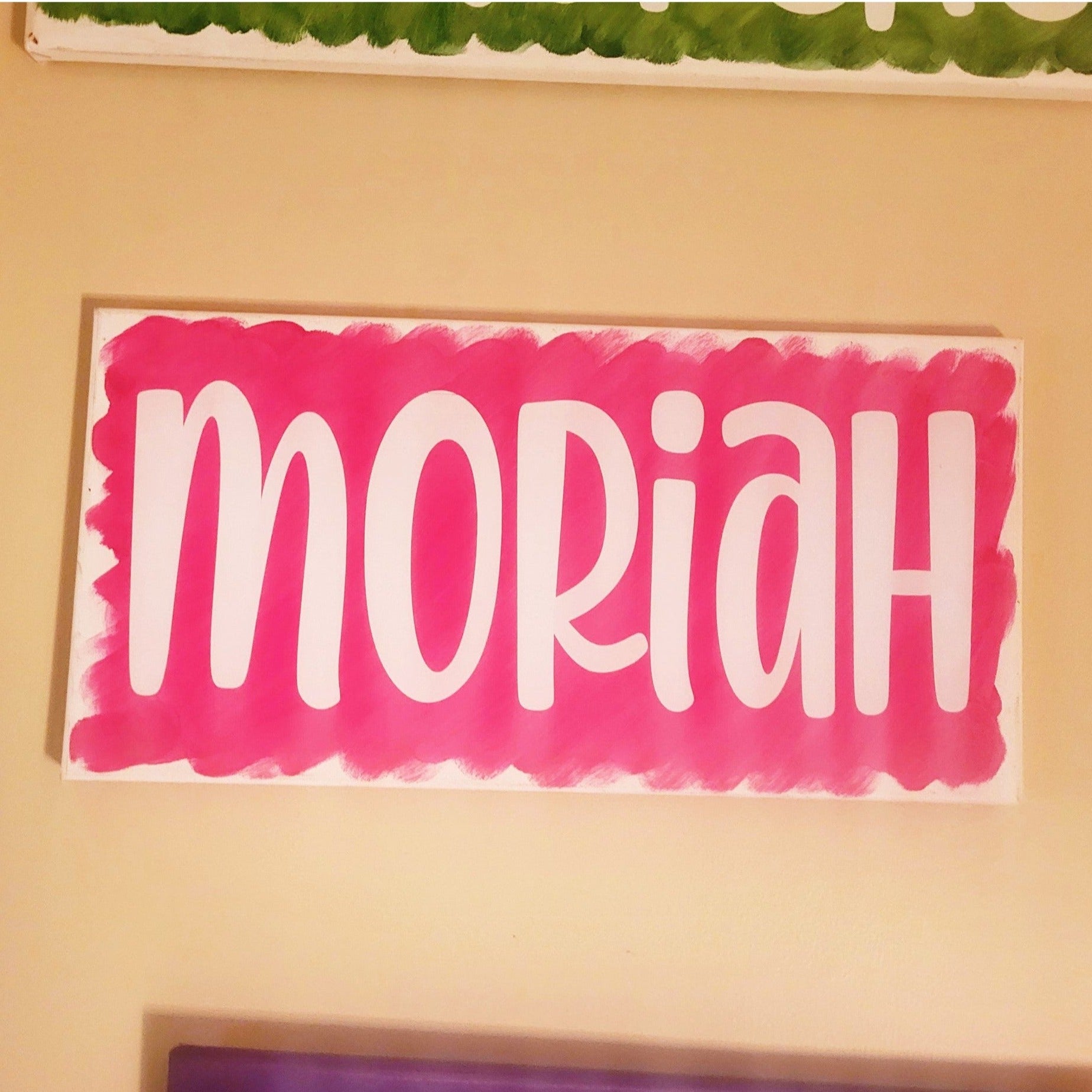Name in Paint Canvas - 4Keepsake LLC
