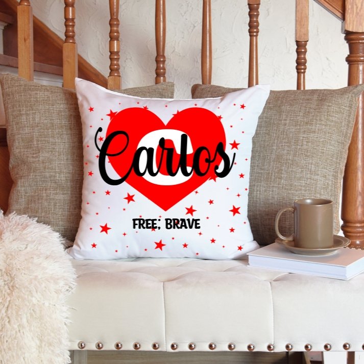 Name Meaning Personalized Throw Pillow Cover - 4Keepsake LLC