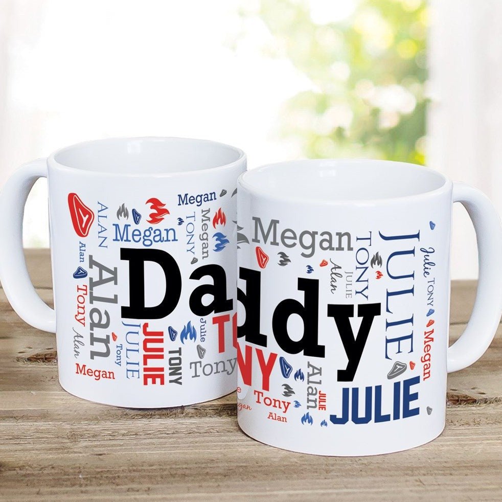 Name or Title Allover WordArt Ceramic Mug - 4Keepsake LLC