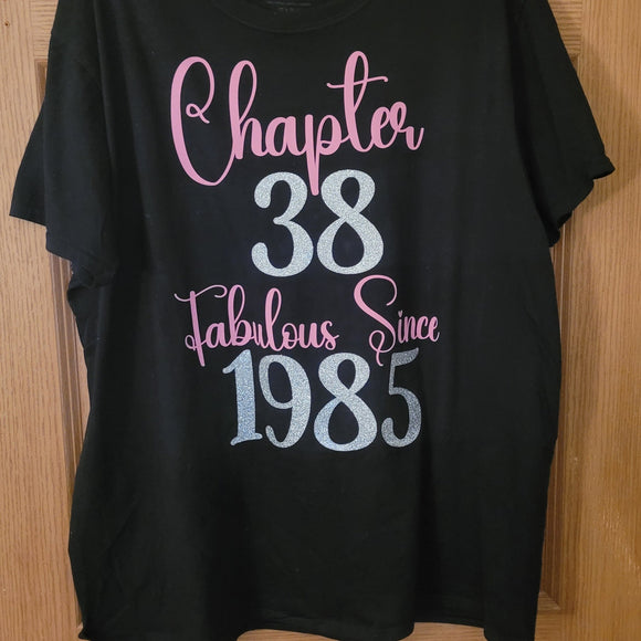 Next Chapter Birthday T-Shirt - 4Keepsake LLC