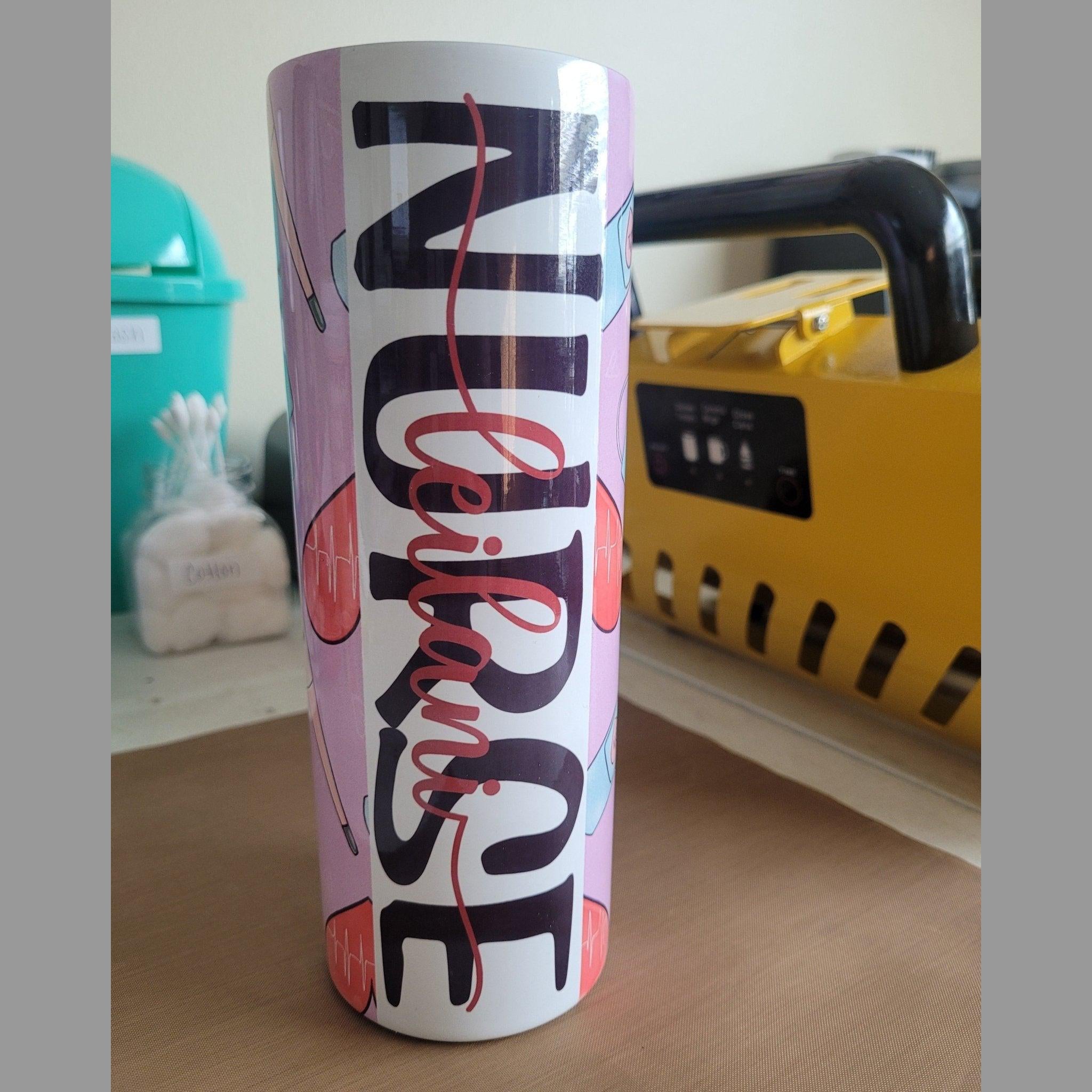 Nurse's Personalized Skinny Tumbler 20oz - 4Keepsake LLC