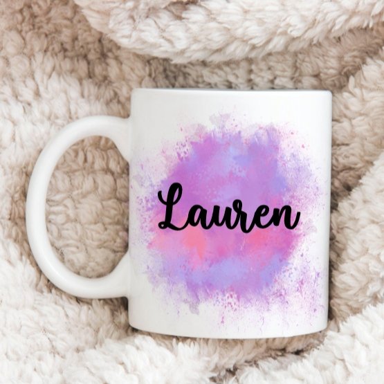 Paint Splash Personalized Ceramic Mug - 4Keepsake LLC
