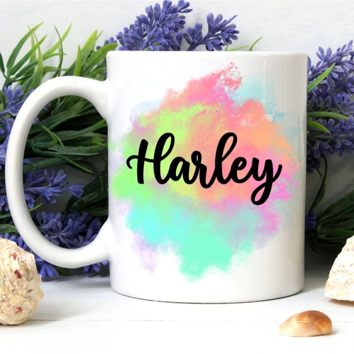 Paint Splash Personalized Ceramic Mug - 4Keepsake LLC