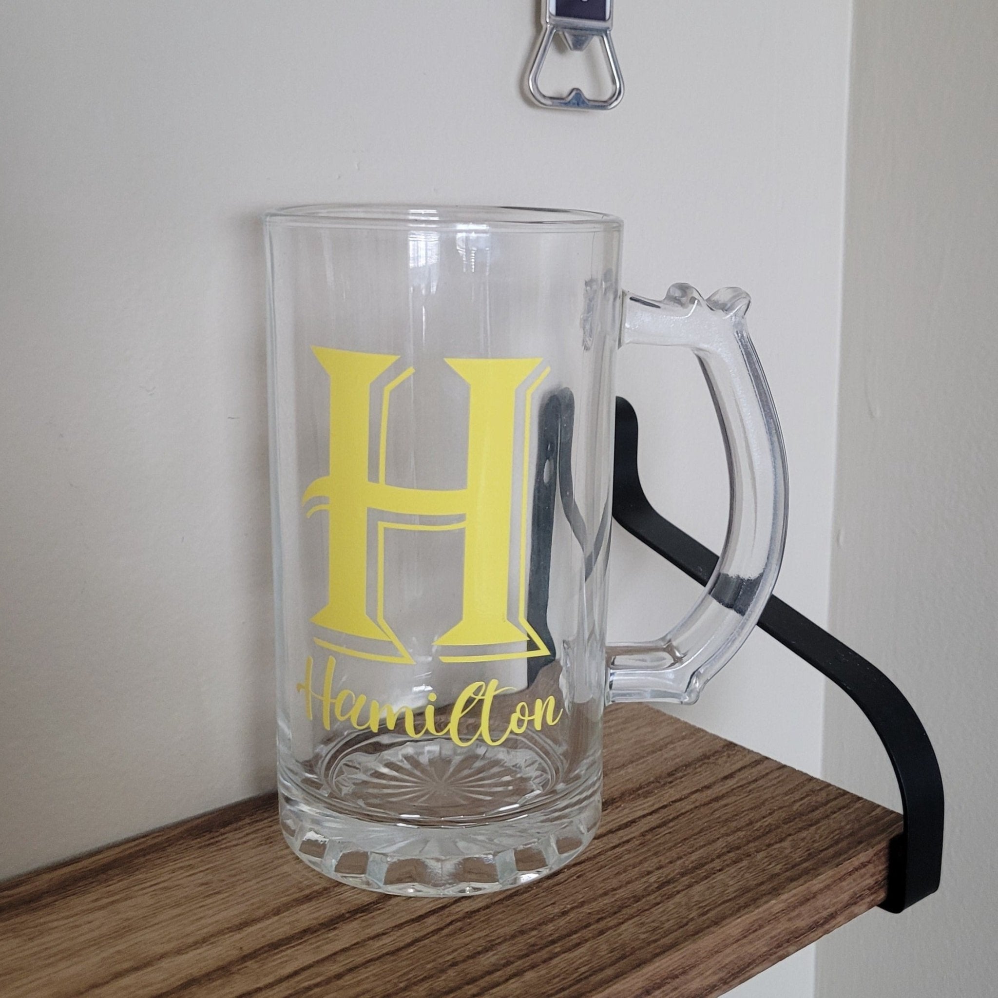 Personalized Beer Mug Glass - 4Keepsake LLC