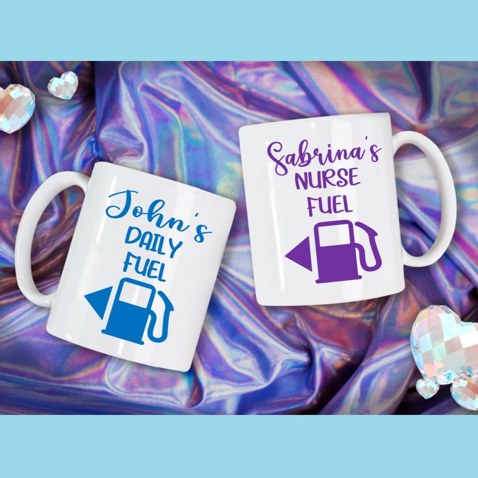 Personalized Fuel Pump Ceramic Mug - 4Keepsake LLC