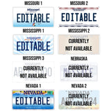 Personalized Generic State License Plate - 4Keepsake LLC