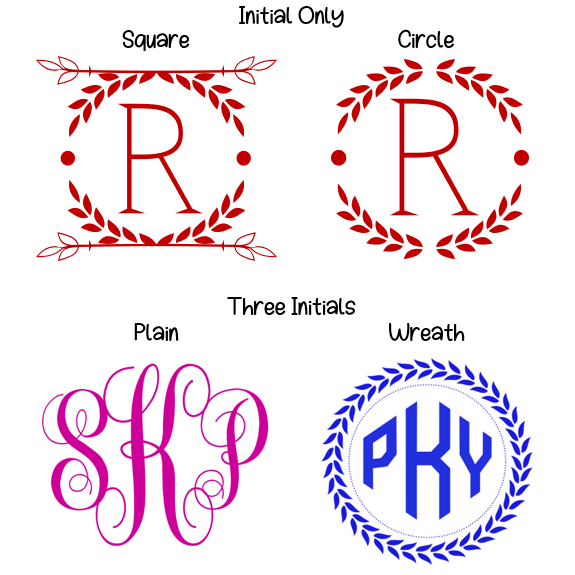 Personalized Monogram Initial Coaster - 4Keepsake LLC