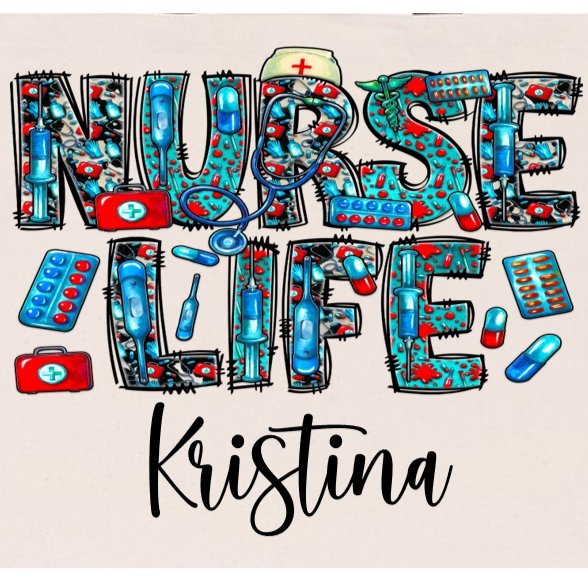 Personalized Nurse Tote Bag - 4Keepsake LLC